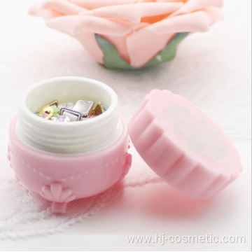 Wholesale Macaron acrylic flower cosmetic jars with good price for girls
